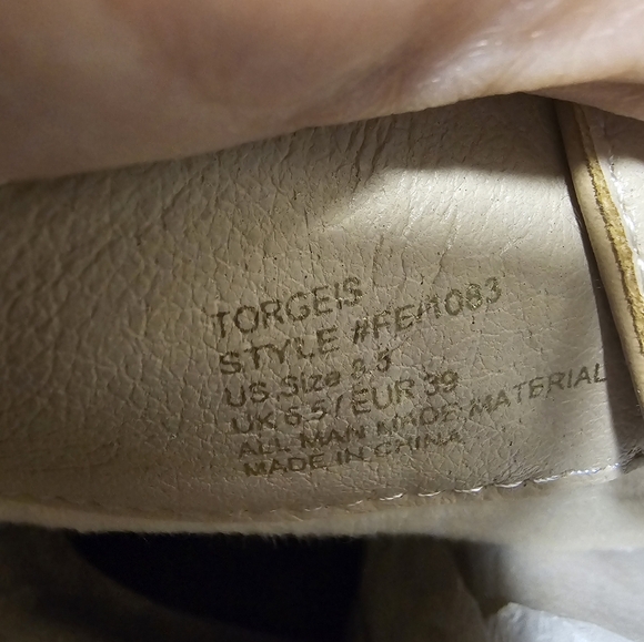 Torgeis Marion Wedge Boot Heel Women's Size 8.5 NIB - Picture 15 of 15